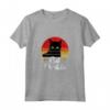 Gatto Daddy Retro Vintage Design Maglietta - Cuore di Gatto per Amanti dei Gatti - Regalo Divertente per Compleanni e Natale