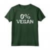 Distressed Meat Lover Joke Gift for Men Funny 0% Vegan Maglietta - Camicie Divertenti per Amanti della Carne - Ideale per Regali Originali Vegan
