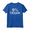 Distressed Meat Lover Joke Gift for Men Funny 0% Vegan Maglietta - Camicie Divertenti per Amanti della Carne - Ideale per Regali Originali Vegan