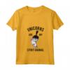 HapTiger Minions Agnes Spirit Animal Maglietta con Collo a V - Officially Licensed Apparel for Fans