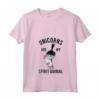 HapTiger Minions Agnes Spirit Animal Maglietta con Collo a V - Officially Licensed Apparel for Fans