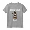 Chihuahua Papà Cane Illustrazione - Maglietta per Proprietario Chihuahua - Ideale per Amanti dei Cani