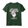 Just A Girl Who Loves Sheeps - Costume Da Pecora Maglietta per Donne Amanti delle Pecore - Regalo di Compleanno o Natale
