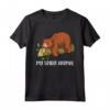 Grizzly Bear Shirt Uomo My Spirit Animal Tshirt Donna Orso Maglietta - Idea Regalo per Fan dell'Orso Grizzly