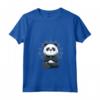 Donna Zen Meditazione Namaste Panda Yoga Maglietta con Collo a V - Zen Vibes per gli Amanti dello Yoga e degli Animali
