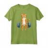 Carino Gatto Powerlifting - Maglietta per Sollevamento Pesi e Deadlifting - Regalo Compleanno per Amanti dei Gatti e dell'allenamento