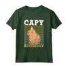 Capy Birthday Capybar Roditore - Maglietta divertente per amanti dei Capibara - Regalo unico per Compleanni