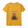 Love My English Cocker Spaniel - Dog Mom Dad Tee with V-Neck - Perfect for Spaniel Lovers and Owners