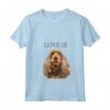 Love My English Cocker Spaniel - Dog Mom Dad Tee with V-Neck - Perfect for Spaniel Lovers and Owners