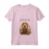 Love My English Cocker Spaniel - Dog Mom Dad Tee with V-Neck - Perfect for Spaniel Lovers and Owners