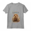 Love My English Cocker Spaniel - Dog Mom Dad Tee with V-Neck - Perfect for Spaniel Lovers and Owners