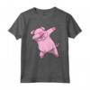 Dabbing Pig Divertente Maiale Maglietta - Vestito da Maiale Tamponante per Compleanno o Natale - Ideale per Adulti e Bambini