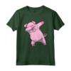 Dabbing Pig Divertente Maiale Maglietta - Vestito da Maiale Tamponante per Compleanno o Natale - Ideale per Adulti e Bambini