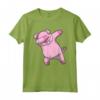 Dabbing Pig Divertente Maiale Maglietta - Vestito da Maiale Tamponante per Compleanno o Natale - Ideale per Adulti e Bambini