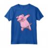 Dabbing Pig Divertente Maiale Maglietta - Vestito da Maiale Tamponante per Compleanno o Natale - Ideale per Adulti e Bambini