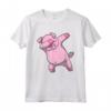 Dabbing Pig Divertente Maiale Maglietta - Vestito da Maiale Tamponante per Compleanno o Natale - Ideale per Adulti e Bambini