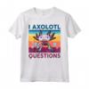 I Axolotl Questions - Maglietta da bambino stile retrò con motivo Axolotl Kawaii - Perfetta come Regalo Divertente per Bambini e Amanti degli Animali