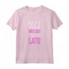 Magliette Divertenti Gatti - Parlo Solo Con Il Mio Gatto T-Shirt - Ideale Regalo per Amanti dei Gatti - Marca HapTiger