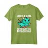 Just A Girl Who Loves Dragons - Maglietta Drago Carino Costume - Regalo Compleanno o Natale