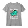 Just A Girl Who Loves Dragons - Maglietta Drago Carino Costume - Regalo Compleanno o Natale
