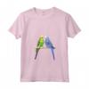 Donna Pappagalli Colorati - Maglietta Uccelli Am - Ideale per Ornitologi e Birdwatchers - Regalo Compleanno o Natale
