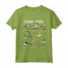 HapTiger, Funny Tit Birds Birdwatcher Maglietta - Unique Gift for Birdwatchers and Parrot Lovers - Bird Lover Tee with 8 Types of Tit Birds