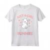 Just A Girl Who Loves Bunnies - Maglietta Coniglio per Donne - Idea Regalo Unica per Compleanno o Natale