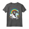 Halloween Costume Da Unicorno Tristo Mietitore - Rainbow Death Reaper Unicorn Maglietta - Ideale per Halloween e Regalo Unico per Bambini