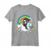 Halloween Costume Da Unicorno Tristo Mietitore - Rainbow Death Reaper Unicorn Maglietta - Ideale per Halloween e Regalo Unico per Bambini