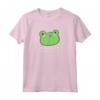 Froget About It - Cute Grumpy Aesthetic Frog Maglietta - Design Kawaii per Amanti delle Rane e Cottagecore