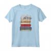 T-shirt con simpatici libri di gatto - Maglietta divertente per amanti della lettura e dei gatti - Regalo unico per Natale e compleanno