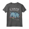 I Hate Morning People And Mornings And People Koala Bear Maglietta - Funny Panda Bear Design for Nap Lovers - Great Gift for Wildlife Enthusiasts