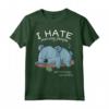 I Hate Morning People And Mornings And People Koala Bear Maglietta - Funny Panda Bear Design for Nap Lovers - Great Gift for Wildlife Enthusiasts