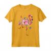 Rosa Flamingo Acquerello T-shirt Fiori Hawaiani Floreale - Aloha Vibes in Paradise - Maglietta Unica e alla Moda per Amanti degli Uccelli e Surfisti
