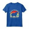Capybara Lover divertente retrò Capybara è il mio spirito animale Maglietta - T-shirt Animal Lover per Uomini, Donne, Ragazze e Ragazzi - Ideale come Regalo di Natale o Compleanno