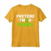 Fingere I'm A Kiwi - Divertente Pigro Halloween Costume Maglietta - Ideale per Halloween 2019 e il Giorno del Ringraziamento