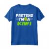 Fingere I'm A Kiwi - Divertente Pigro Halloween Costume Maglietta - Ideale per Halloween 2019 e il Giorno del Ringraziamento