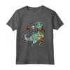Camicie di Halloween per Ragazzi Bambini - Divertente Maglietta Dinosaur T rex Mummia Zucca - Ideale come Regalo di Halloween