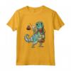 Camicie di Halloween per Ragazzi Bambini - Divertente Maglietta Dinosaur T rex Mummia Zucca - Ideale come Regalo di Halloween