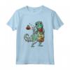 Camicie di Halloween per Ragazzi Bambini - Divertente Maglietta Dinosaur T rex Mummia Zucca - Ideale come Regalo di Halloween