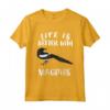 Life is Better With Magpies - Maglietta per Amanti degli Animali - Con Stampa di Gazze - Leggera e Confortevole