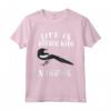 Life is Better With Magpies - Maglietta per Amanti degli Animali - Con Stampa di Gazze - Leggera e Confortevole