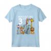 Bambino 3 Compleanno Bambini & Zoo - Regalo Di 3 Anni Maglietta - Idea Regalo Compleanno Bambino Zoo
