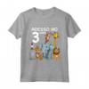 Bambino 3 Compleanno Bambini & Zoo - Regalo Di 3 Anni Maglietta - Idea Regalo Compleanno Bambino Zoo