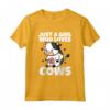 Just A Girl Who Loves Cows - Costume da Contadino di Mucca Maglietta per Ragazze e Donne - Regalo Divertente per Amanti delle Mucche