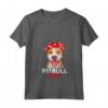 Donna Regali Divertenti - Pittie Mama Maglietta con Collo a V per la Festa della Mamma - Ideale per Compleanno, Natale o Amanti dei Cani