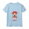 Donna Regali Divertenti - Pittie Mama Maglietta con Collo a V per la Festa della Mamma - Ideale per Compleanno, Natale o Amanti dei Cani
