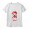 Donna Regali Divertenti - Pittie Mama Maglietta con Collo a V per la Festa della Mamma - Ideale per Compleanno, Natale o Amanti dei Cani