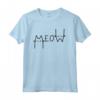Meow Shirt - Cat Mom Shirt Women Cat Lover T-shirt - Cat in Heartbeat Design - Perfect Gift for Cat Lady