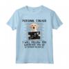 Stalker Personale Ti seguirò Labrador Retriever Divertente Maglietta - Regalo Ideale per Amanti dei Labrador Retriever e Amici - Compleanno, Natale, Capodanno